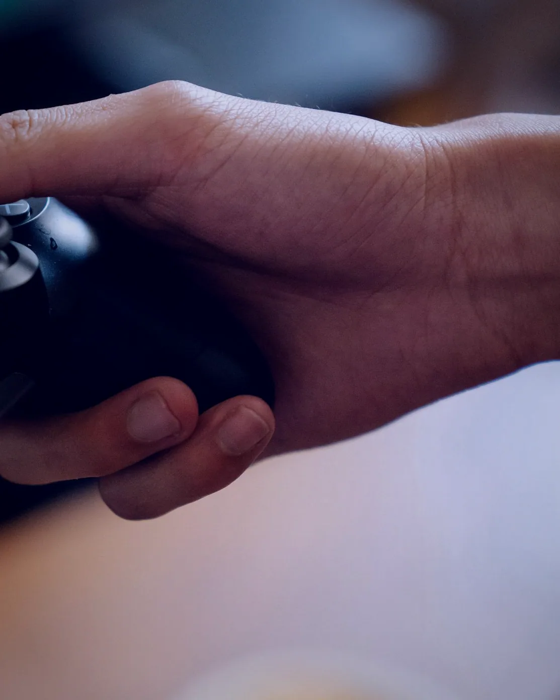 Two players in headsets side by side at their PCs